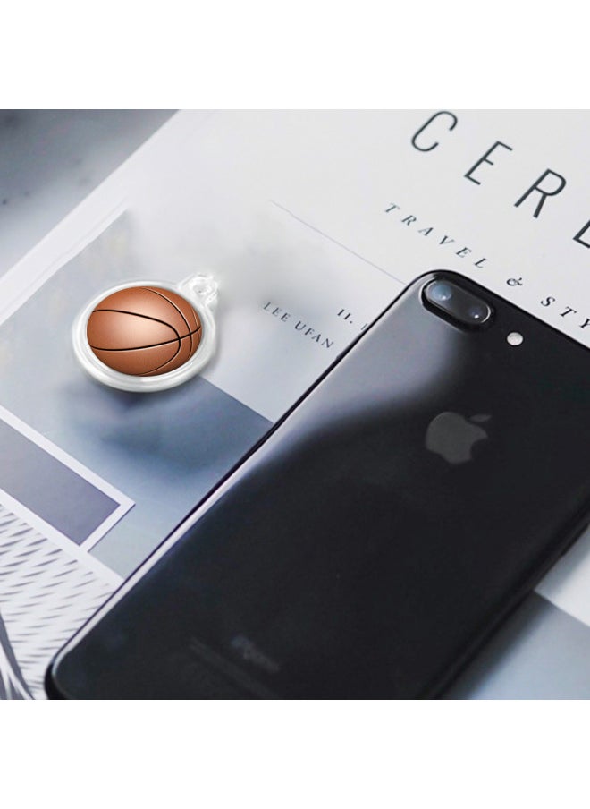 Generic - For Apple Airtags Protective Case Painted Football Basketball Golf Tracker Transparent TPU Case-Color:Big Chrysanthemum-Applicable Models:AirTag - Image 1