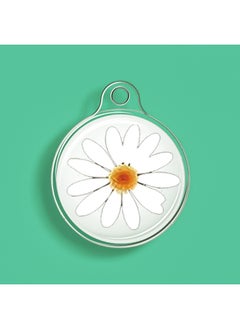 For Apple Airtags Protective Case Painted Football Basketball Golf Tracker Transparent TPU Case-Color:Big Chrysanthemum-Applicable Models:AirTag