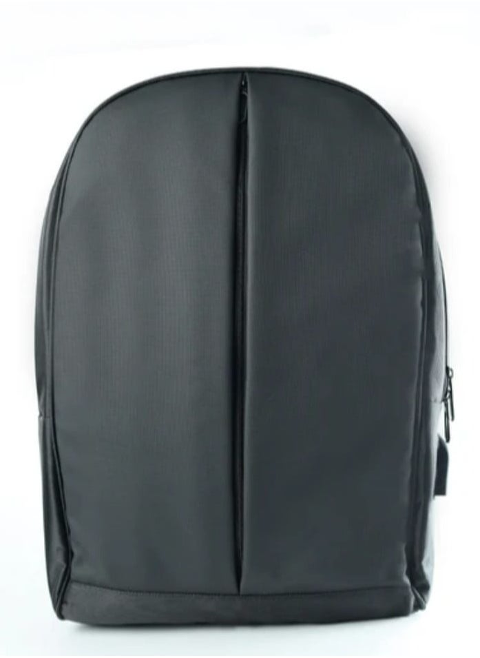 Generic - Elegant Business Backpack for 18 inch Laptop with extended expandable space of total 35L space, can take 2 laptops, waterproof bag and leather front, built-in inner cables for powerbank recharging mobile. - Image 1