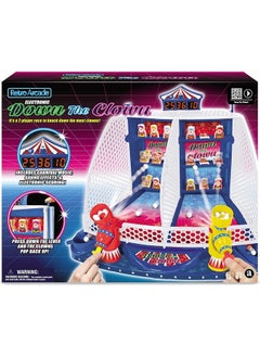 Merchant Ambassador Retro Arcade Electronic: Down The Clown - Hyper Neon Black Series - Tabletop Game, Sound Effects, Electronic Scoreboard, 2 Players, Ages 6+ - pzsku/Z39890DF2BC60B0BDA833Z/45/_/1740661418/8fce3bff-edf4-43c9-a66b-ecada06d9bb2