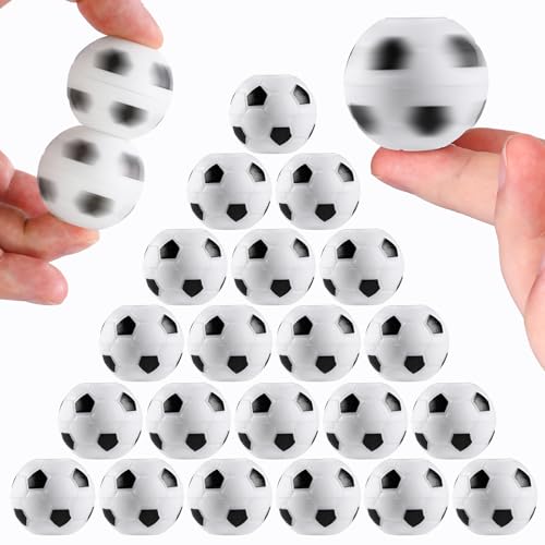 SCIONE 36 Pcs Soccer Party Favors for Kids 812 Mini Soccer Fidget Spinners Toys for Birthday Party Favors Treasure Box Toys Return Gifts for Kids Classroom Prizes - Image 1