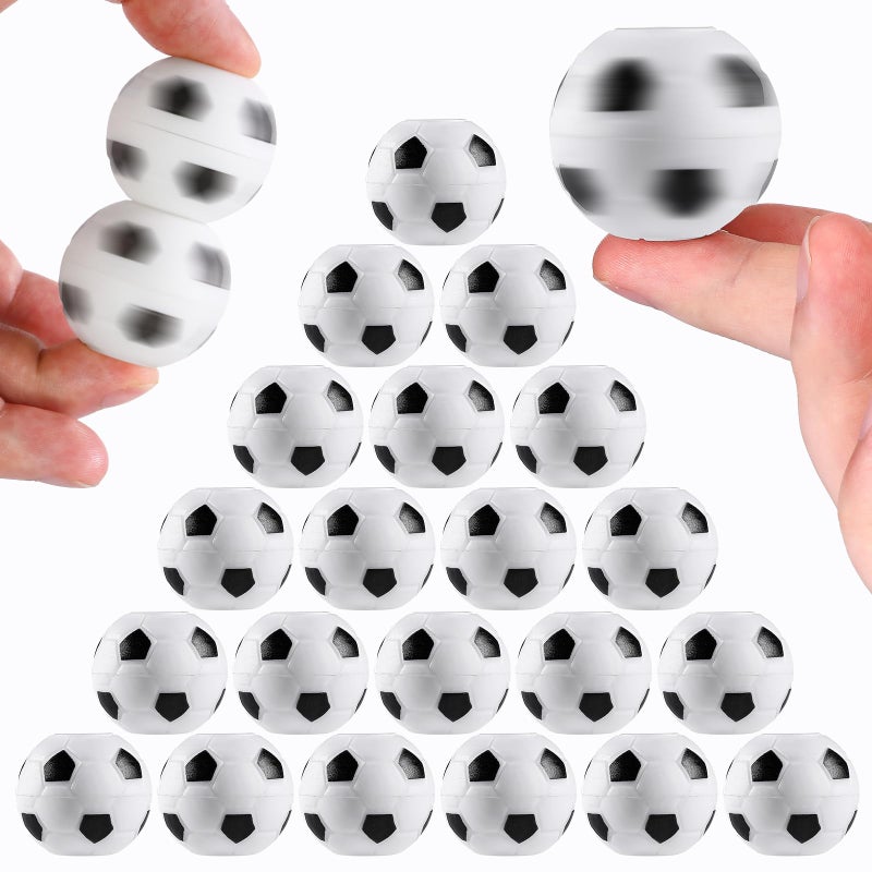 SCIONE 36 Pcs Soccer Party Favors for Kids 812 Mini Soccer Fidget Spinners Toys for Birthday Party Favors Treasure Box Toys Return Gifts for Kids Classroom Prizes - Image 3