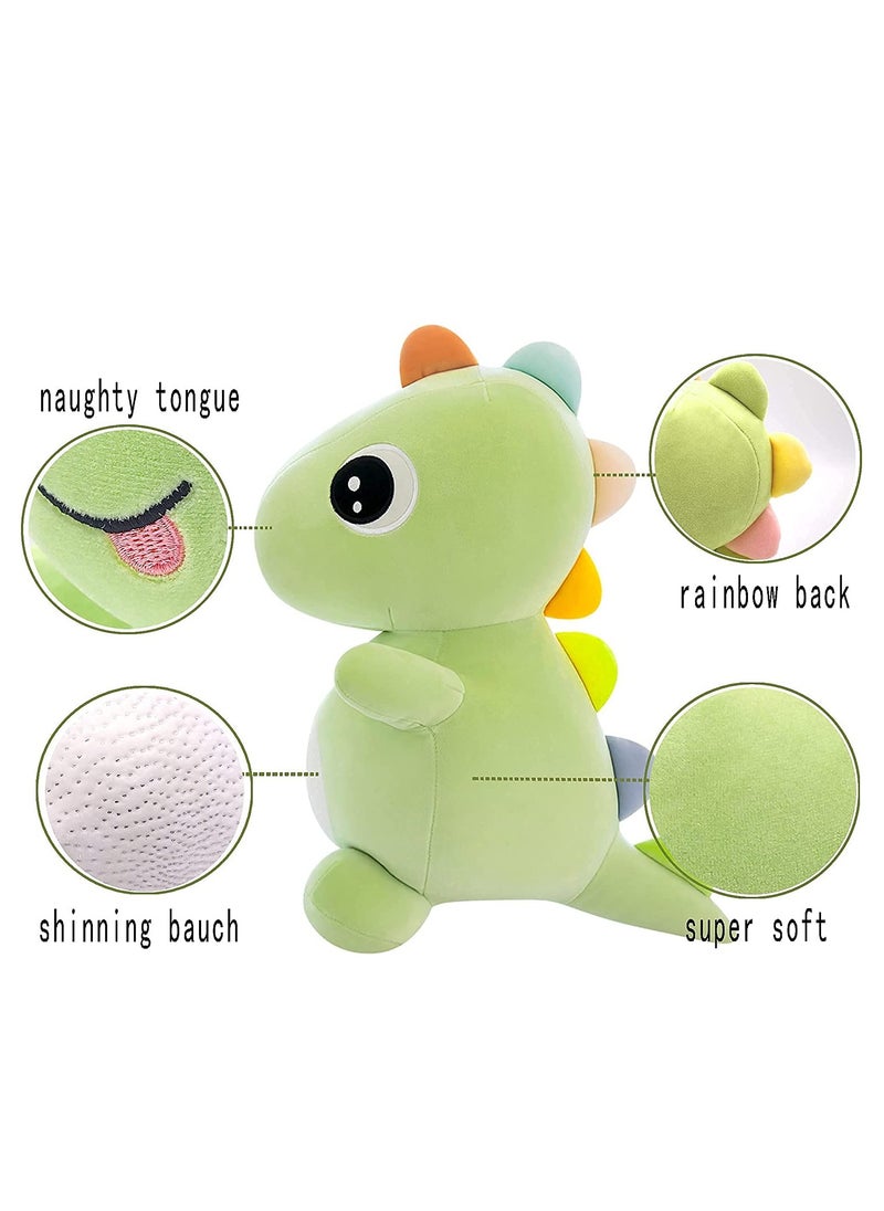 KASTWAVE Dinosaur Plush Toys, Fat Dinosaur Stuffed Animals Toys Dolls, 13 inch Green Dino Stuffed Animals   Dinosaur Plush Toys, Birthday Gifts for Kids Girls Boys  - Image 2