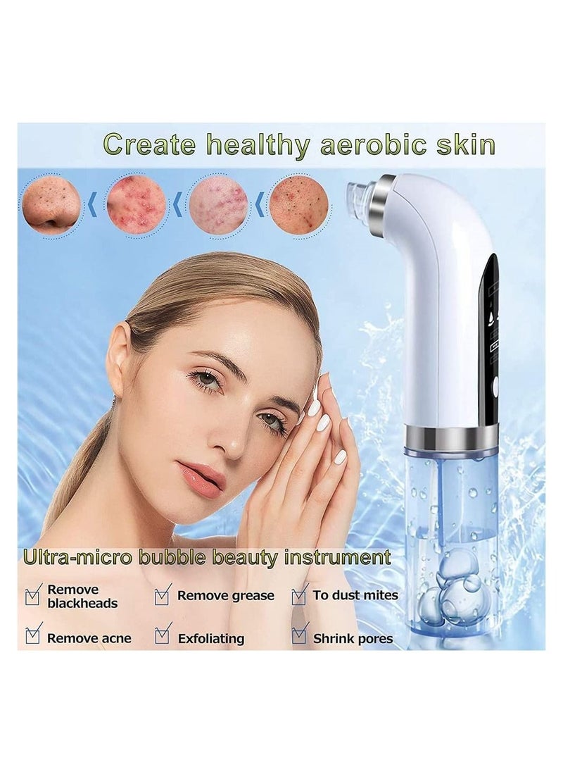 DMG TECH Blackhead Remover Pore Vacuum Cleaner, Comedo Removal Suction Beauty Device,Facial Pore Cleaner with 3 Suction Power, 6 Probes Extractions Tool and Niacinamide Serum  - Image 5