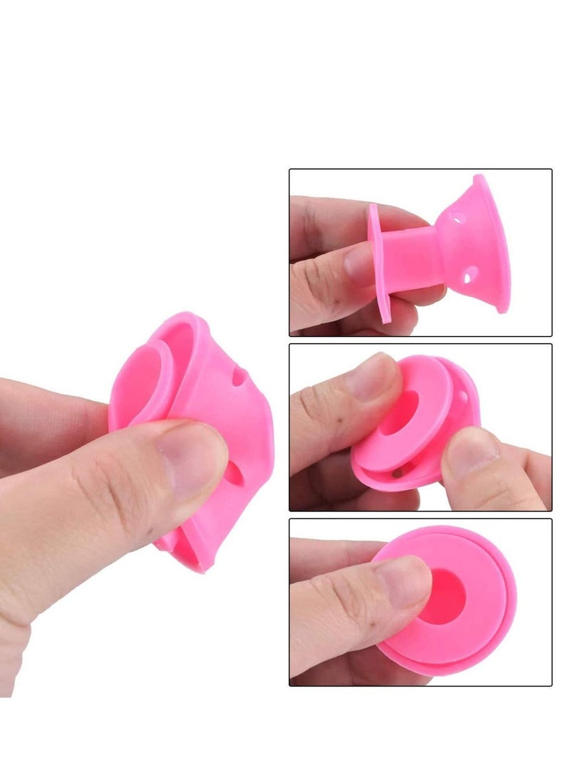NIBEMINENT 20 Pcs Silicone Hair Curlers Set,Magic Rollers No Heat Easy Styling Sleep In Creative DIY Tools - Image 3