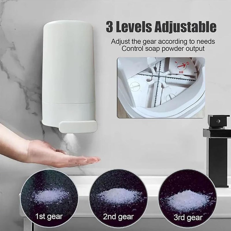 BIGTHREE Bar Soap Shaver, Soap Grinder, Adjustable Waterproof Foamflaker, Wall Mounted Soap Dish - Image 3