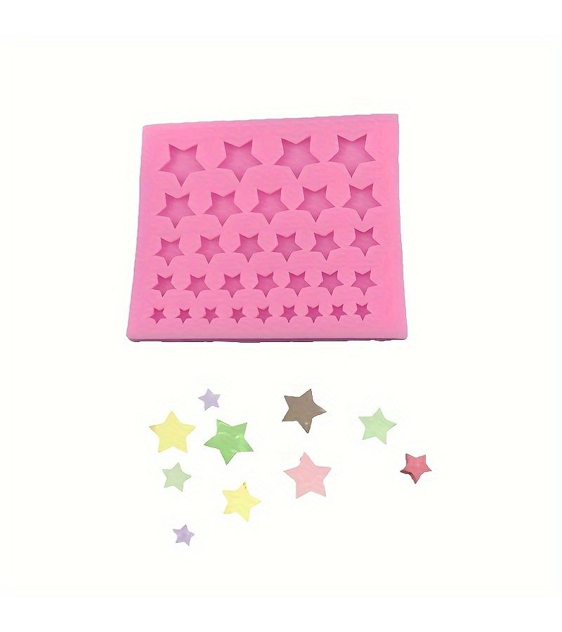 Star Silicone Baking Mold Triangular Flip Chocolate Cake Tool - Image 1
