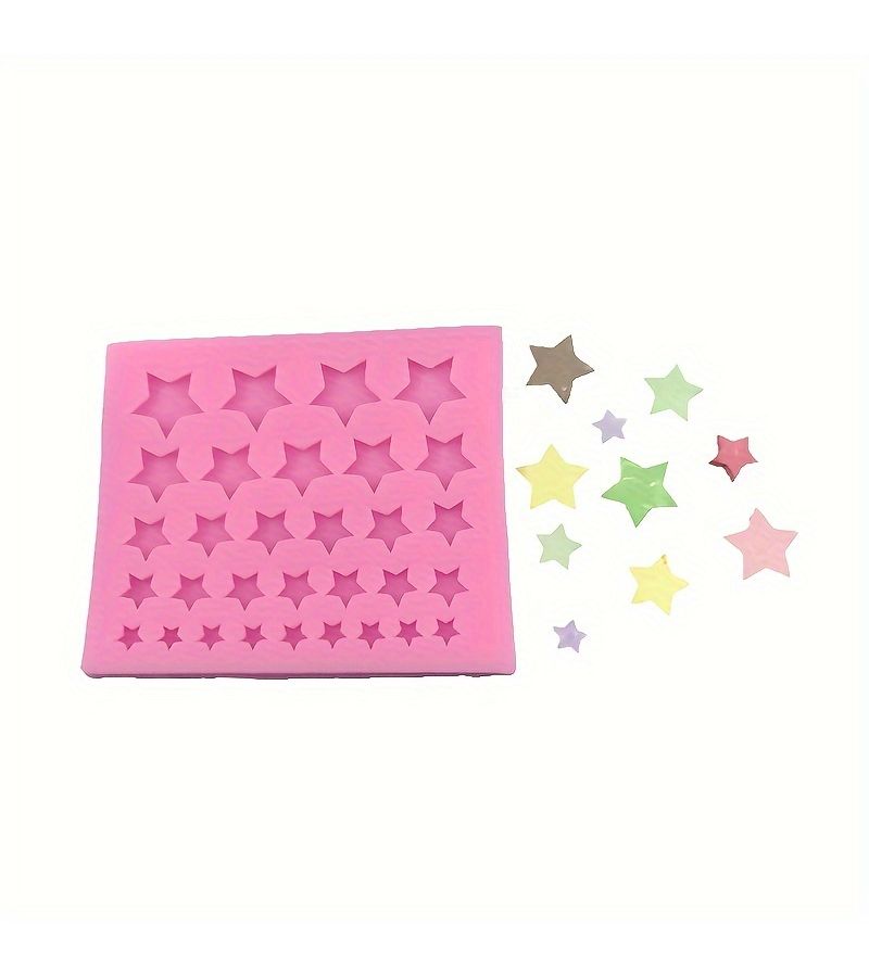 Star Silicone Baking Mold Triangular Flip Chocolate Cake Tool - Image 5