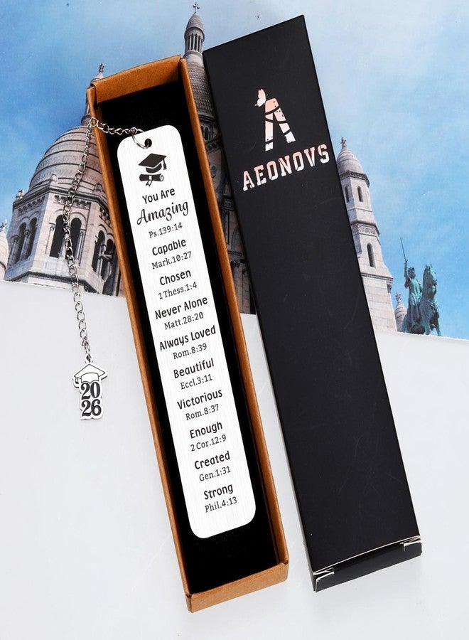 Aeonovs College Graduation Gifts for Women Men Him Her, Christian Graduation Bookmark Gift, Class of 2026 Phd Nursing Master Degree Graduations Gifts for Women Men 2026, End of the Year Gift for Students - Image 5