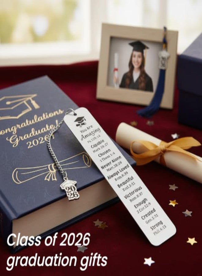 Aeonovs College Graduation Gifts for Women Men Him Her, Christian Graduation Bookmark Gift, Class of 2026 Phd Nursing Master Degree Graduations Gifts for Women Men 2026, End of the Year Gift for Students - Image 3