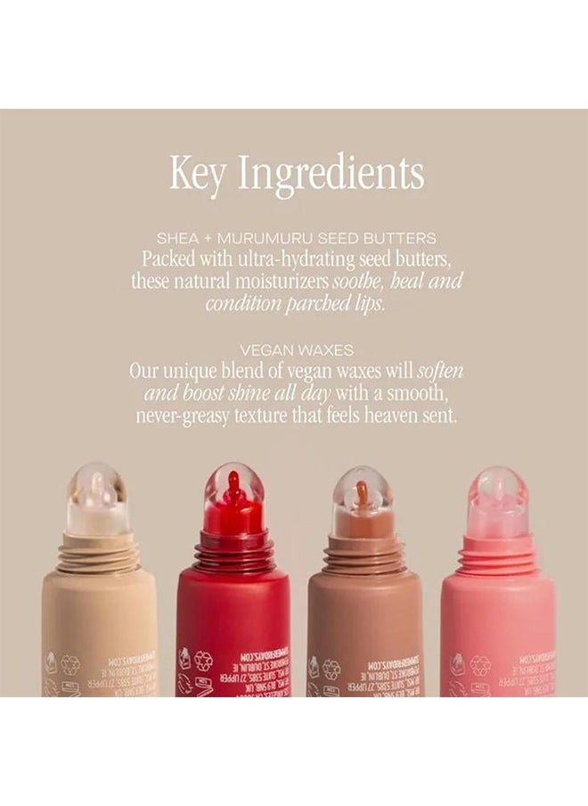 SUMMER FRIDAYS - Lip Butter Balm - Conditioning Lip Mask and Lip Balm for Instant Moisture, Shine and Hydration - Sheer-Tinted, Soothing Lip Care - Cherry (0.5 oz / 15 g) - Image 1