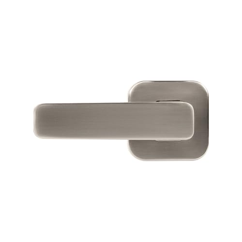 Fluidmaster 698 Universal Premium Toilet Tank Lever In Brushed Nickel, Contemporary Toilet Handle With Adjustable Arm - Image 2