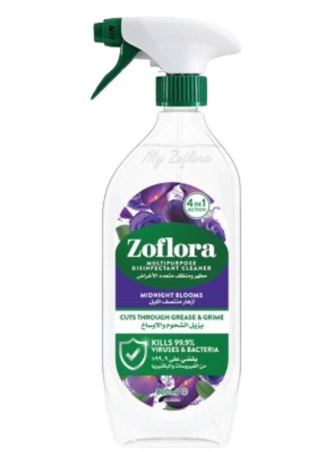 Zoflora Multi-Purpose Disinfectant Antibacterial Spray Midnight Blooms 800ml  - Image 1
