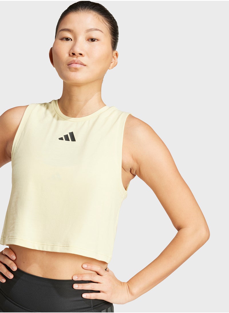 Adidas - Power 3 Stripe Boxy Tank Top - Image 1