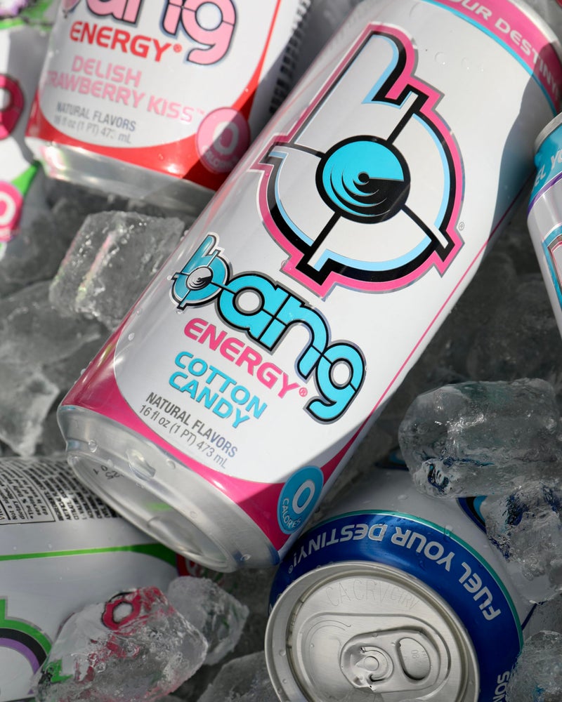 Bang Energy Cotton Candy, Sugar-Free Energy Drink, 16-Ounce (Pack of 12) - Image 2