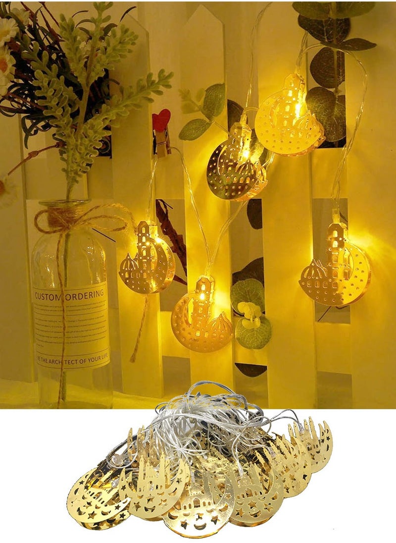 co arma A chain of golden lamps suitable for Ramadan, 120 cm  - Image 1