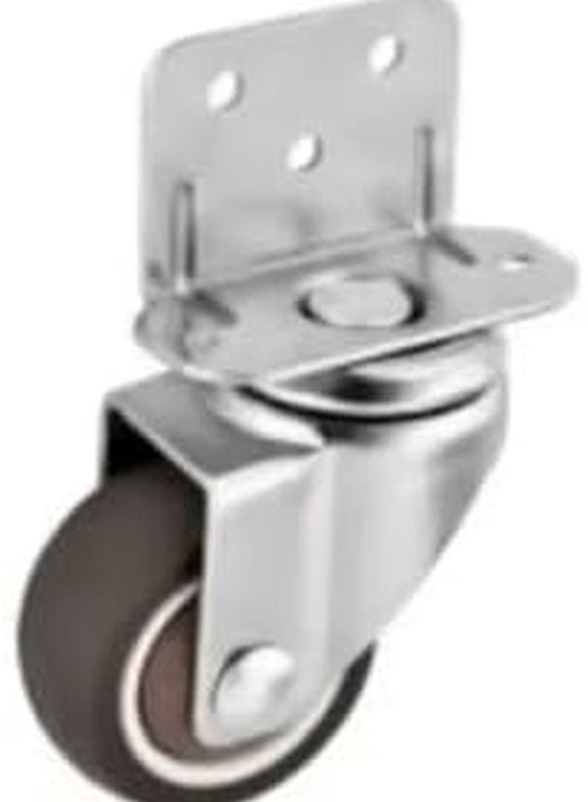 4Pcs Heavy Duty Furniture Casters 1 Inch Universal 360 Swivel Wheels Color F Mute - Image 1