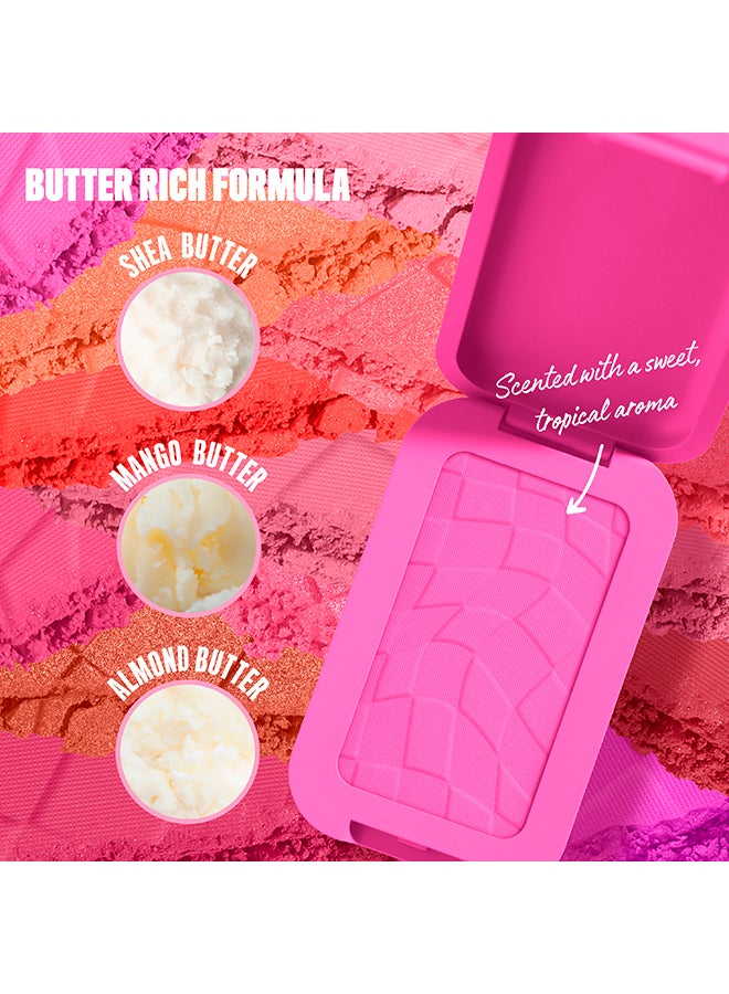 NYX PROFESSIONAL MAKEUP أحمر خدود زبدة الزبد، أحمر خدود بودرة، يدوم حتى 12 ساعة، مقاوم للتلاشي والانتقال، ماي بوتا هاف - Image 3