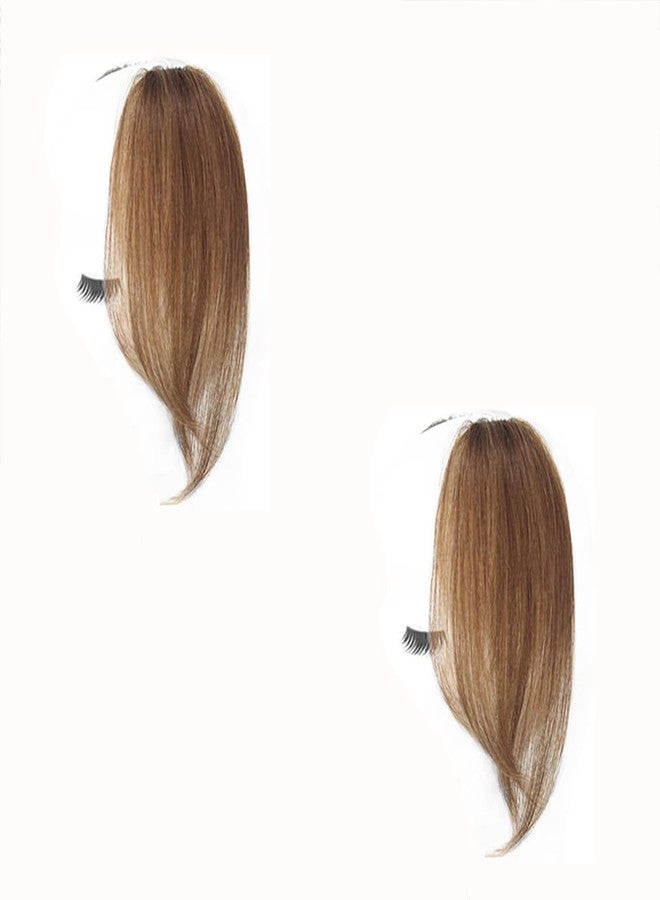 سكويشي قطعتان من وصلات الشعر الأمامية للنساء، غطاء شعر للنساء، وصلات شعر أمامية لتغيير تسريحة الشعر بسرعة - Image 1