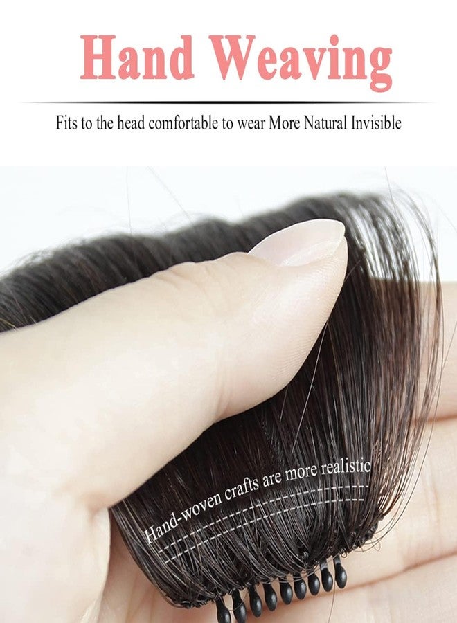 سكويشي قطعتان من وصلات الشعر الأمامية للنساء، غطاء شعر للنساء، وصلات شعر أمامية لتغيير تسريحة الشعر بسرعة - Image 4