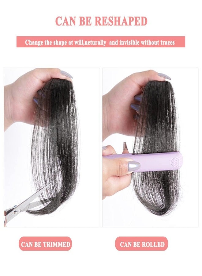 سكويشي قطعتان من وصلات الشعر الأمامية للنساء، غطاء شعر للنساء، وصلات شعر أمامية لتغيير تسريحة الشعر بسرعة - Image 2