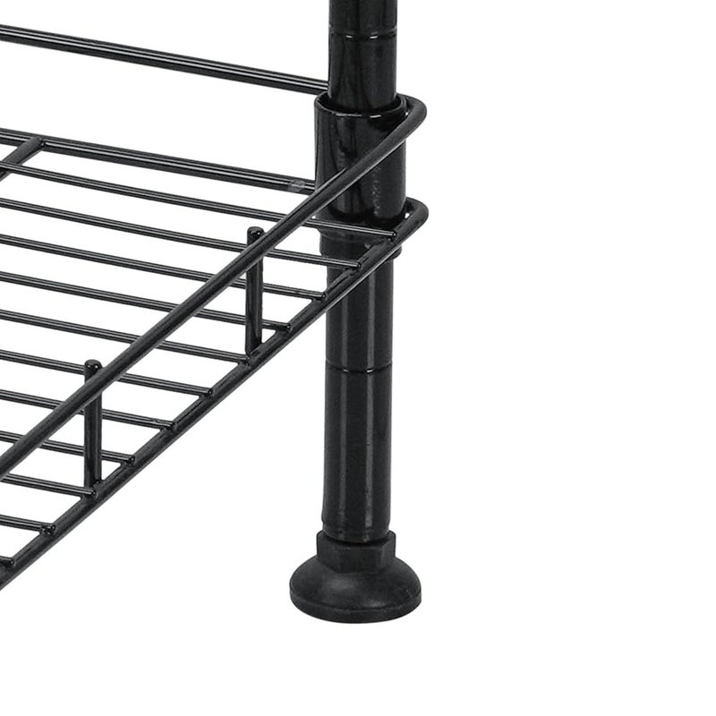 Primelife Primelife Height Adjustable HeavyDuty Rack 3 Shelves Black  - Image 3