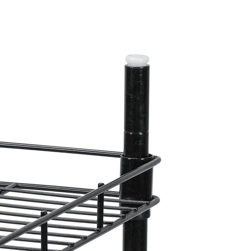 Primelife Primelife Height Adjustable HeavyDuty Rack 3 Shelves Black  - Image 4