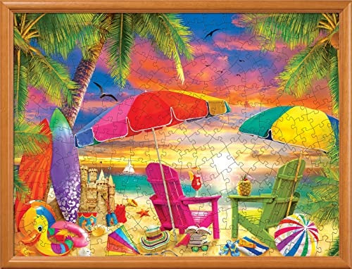 MasterPieces 300 Piece EZ Grip Jigsaw Puzzle - Seaside Afternoon - 18"x24" - Image 5
