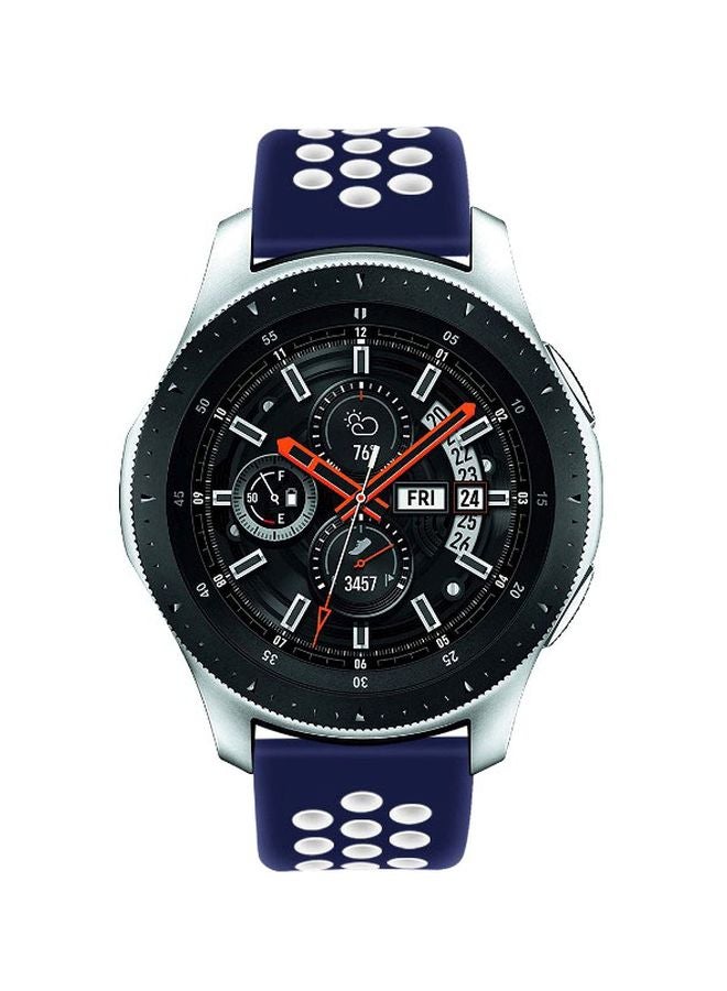 Smart Band Replacement Band For Samsung Galaxy Watch Blue/White - Image 4