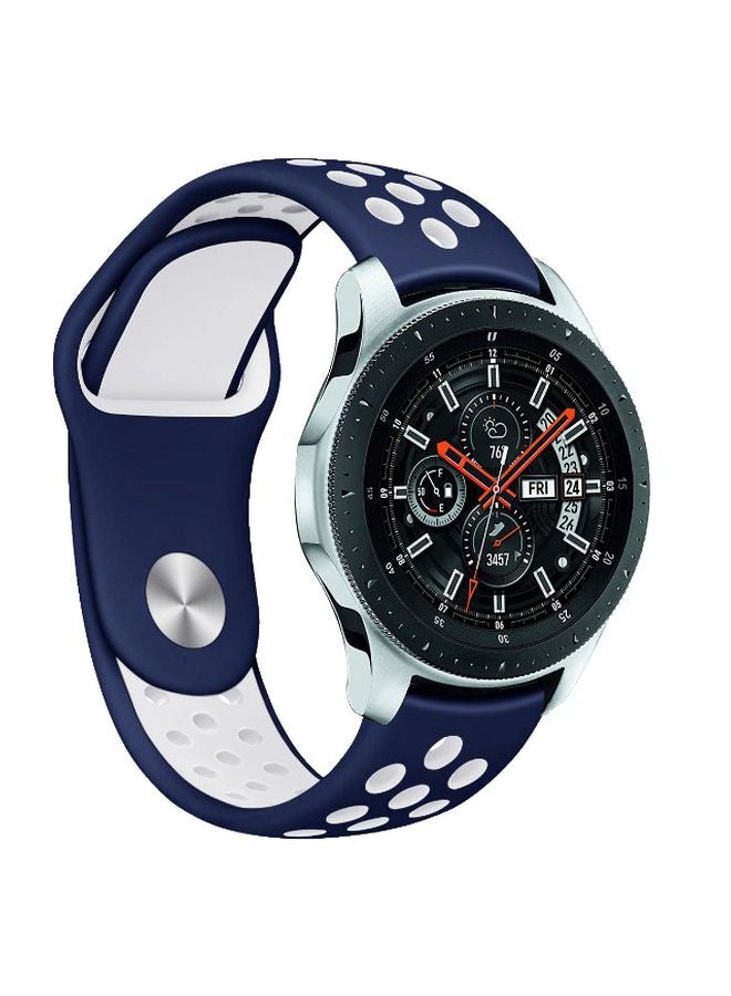 Smart Band Replacement Band For Samsung Galaxy Watch Blue/White - Image 3