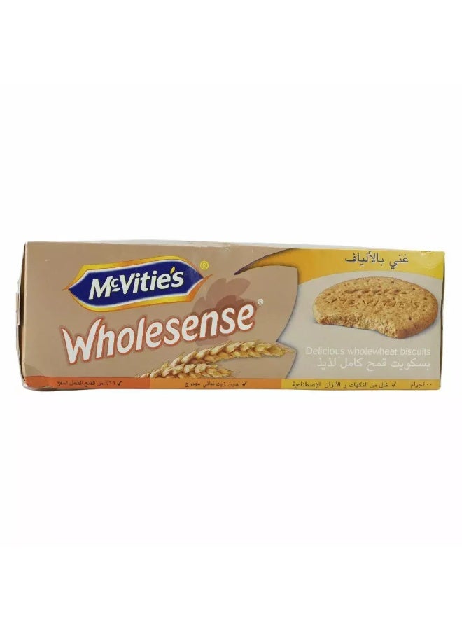 Mcvities بسكويت مكوفيتيز هولسينس من القمح الكامل، بدون نكهات وألوان صناعية - 400 جرام - Image 2
