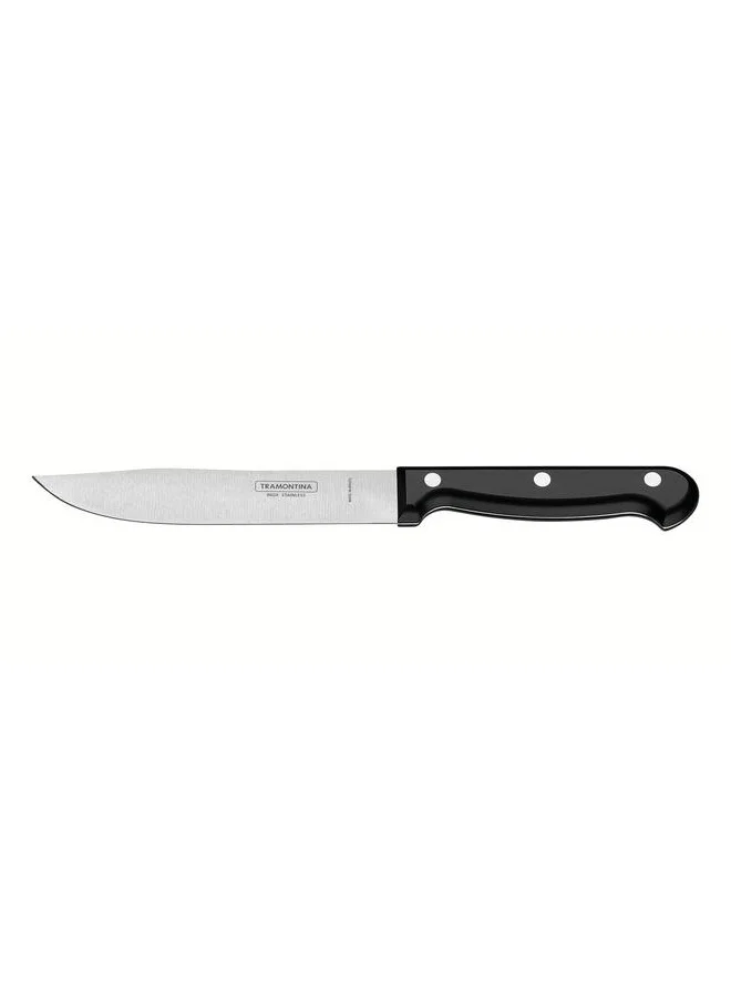 ترامونتينا Tramontina Ultracorte 6 Inches Kitchen Knife with Stainless Steel Blade and Black Polypropylene Handle