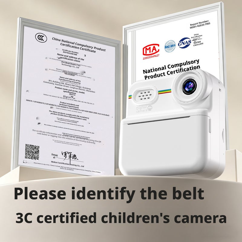 Children Instant Print Camera with Photo and Video Recording - Image 3