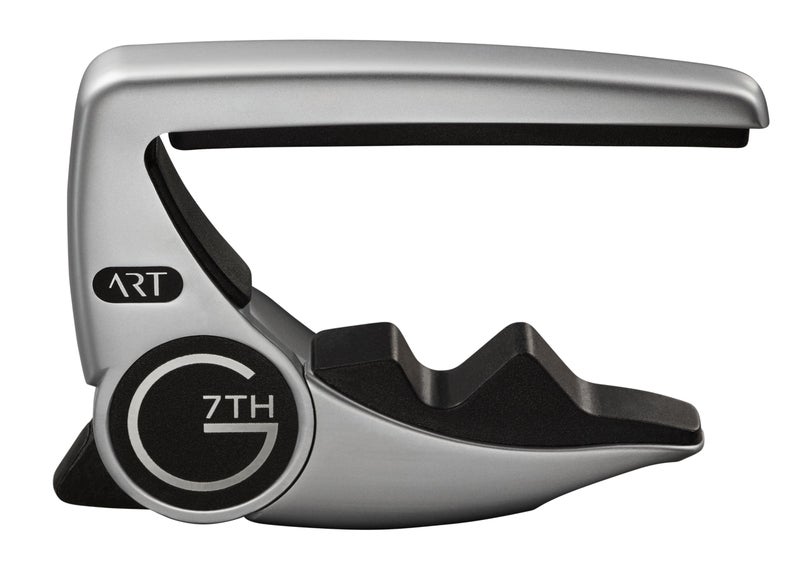 G7th Performance 3 Guitar Capo - Steel String Silver - 52mm - Adaptive Radius Technology, Precise Tuning, Unique Tension Control for Easy One-Handed Use - 6 String Acoustic and Electric Guitars - Image 1