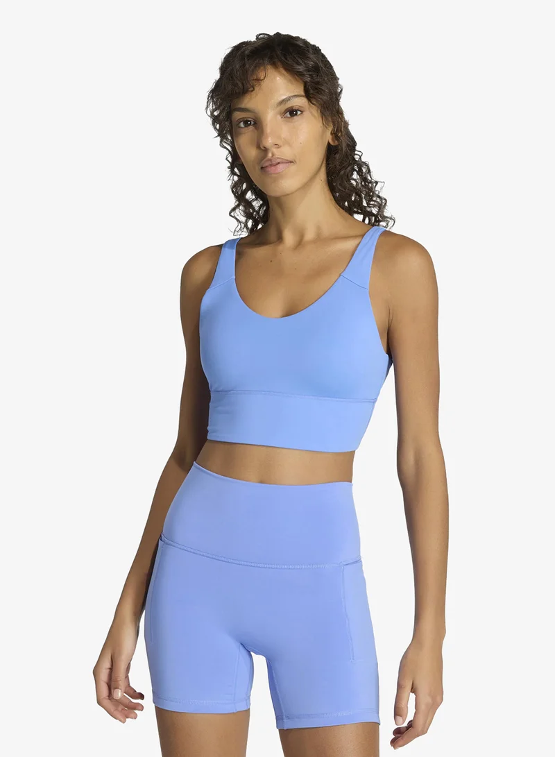 اديداس 3 Stripes Studio All Me Light Support Bra