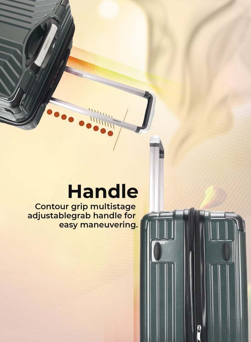 Stargold Trolley Luggage Set of 3 PCS TPC Hard Side Spinner Wheels with TSA Lock - Image 4