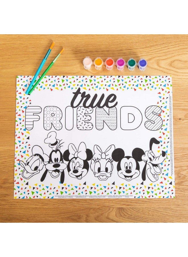 J.L. Childress Disney Baby by J.L. Childress Disposable ColorMe Placemats - Paper Stick-On Placemats with Coloring Fun, Airplane Tray Table Cover - Pack of 24  - Image 5