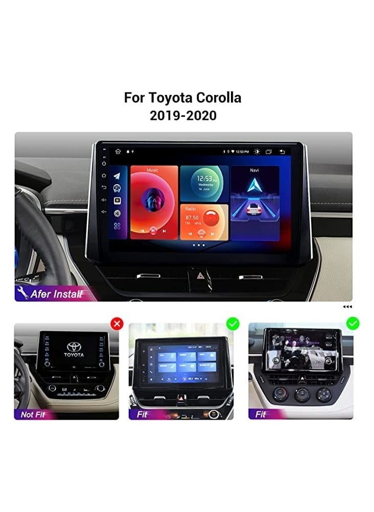 Android Screen For Toyota Corolla 2019 TO 2021 2GB RAM 32GB ROM Support Apple Carplay Android Auto Wireless IPS Touch Screen With Backup Camera Included