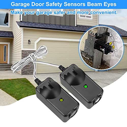 FEITON Garage Door Sensor Beam Eyes, Garage Door Safety Sensor Replacement Parts Compatible with Liftmaster/Sears/Craftsman After 1997 (41A5034, 801CB-P) No Bracket - Image 2