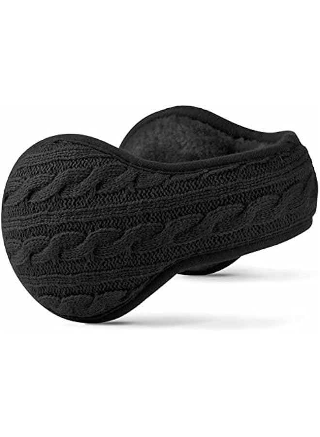 Ear Muffs For Winter Men Women, Fleece Ear Warmers Winter Warm Earmuffs For Cold Winters Adjustable - Image 1