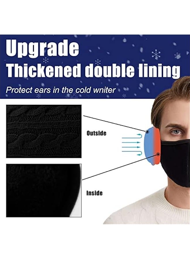Ear Muffs For Winter Men Women, Fleece Ear Warmers Winter Warm Earmuffs For Cold Winters Adjustable - Image 2