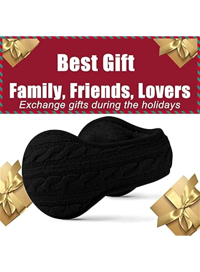 Ear Muffs For Winter Men Women, Fleece Ear Warmers Winter Warm Earmuffs For Cold Winters Adjustable - Image 4