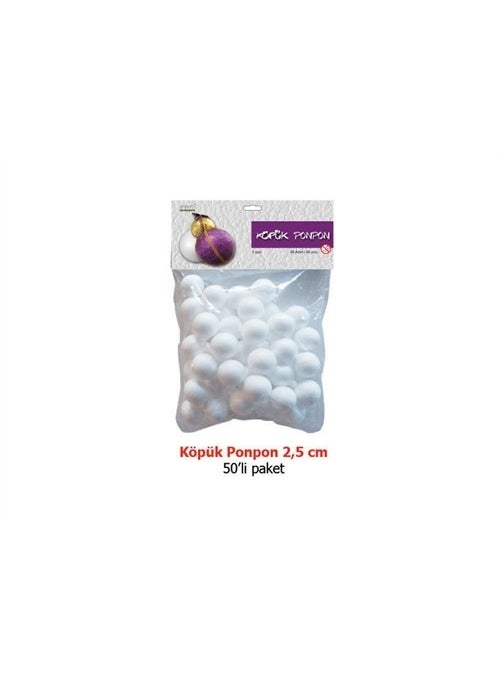 50 Pieces 2.5 Cm Foam Balls Vınktop2/5Cm-50 - pzsku/Z398AB4B18B2EF5A4B31FZ/45/_/1725793999/617e8d3b-5ec4-41cc-9574-15be2a432010