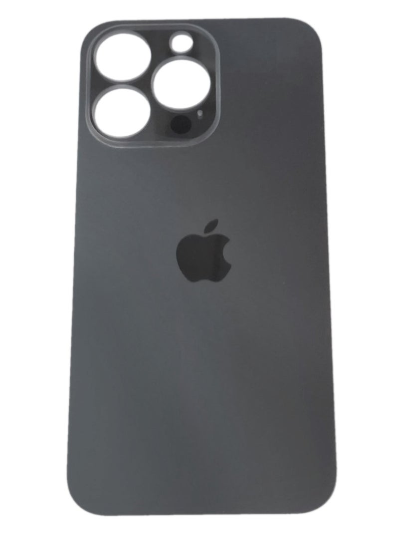 Generic - Replacement glass back for iPhone 13 Pro, black - Image 1