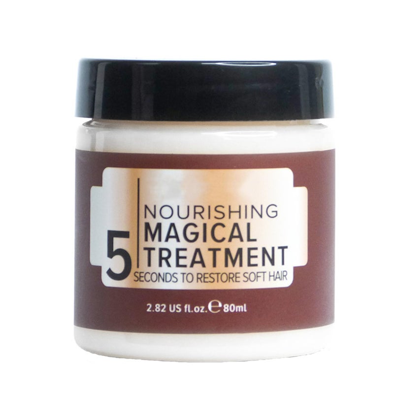 nvyue Magical Keratin Treatment Mask, Advanced Molecular Roots Conditioner for Dry & Damaged Hair, 5 Seconds Restore Soft Hair (80ml) - Image 1