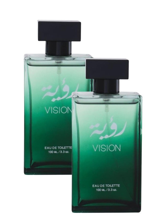 فيجن 2 قطع عطر فيجن 100 مل - Image 1