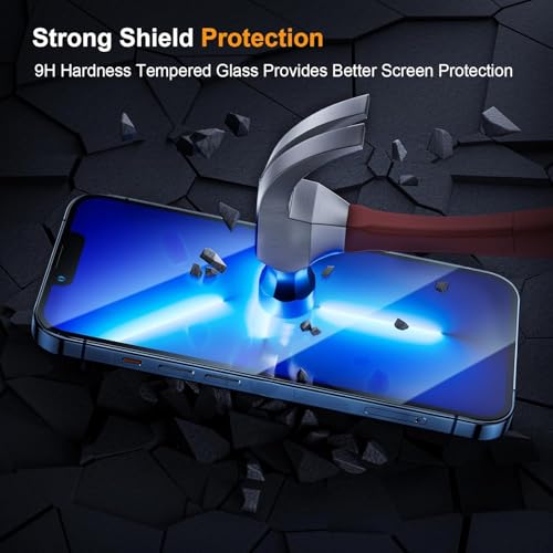 ANDYGLASSES Tempered Glass Screen Protector Compatible For Motorola Moto G67 Power/G57 Power 5G (Black) Edge To Edge Full Screen Coverage With Easy Installation Kit,Pack Of 1 - Image 4