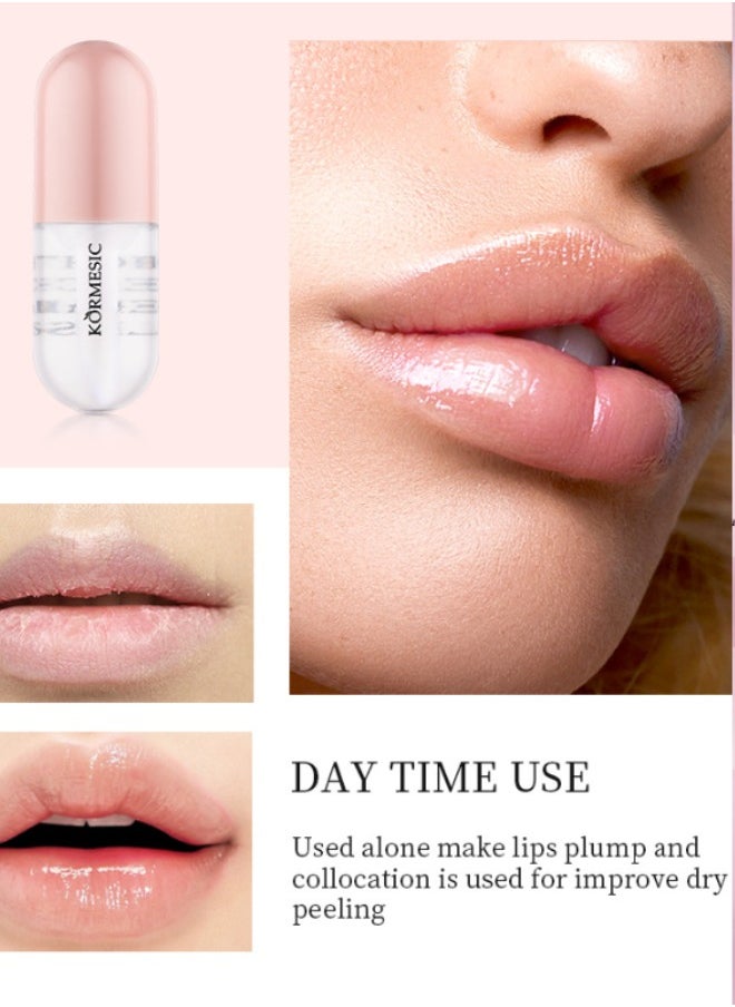 Kormesic Lip Oil Day and Night Two-piece Lip Care Kit Removes dead skin and leaves lips soft and supple  - Image 3