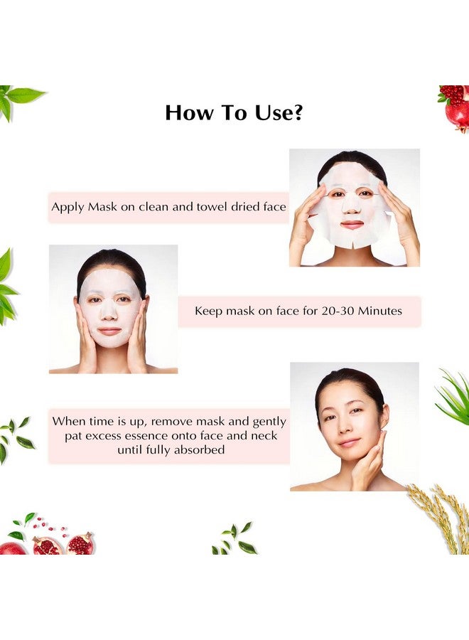 توني مولي قناع توني مولي بيورنس شيت | عبوة من 10 قطع | شرائح قطنية للوجه | قناع للوجه لبشرة متوهجة | يهدئ البشرة على الفور | يضيء البشرة ويغذيها | مجموعة أقنعة شيتية - Image 4