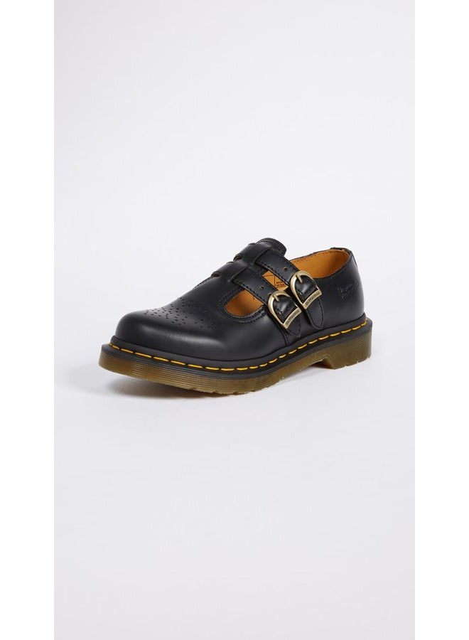 Dr. Martens Dr Martens Women's 8065 Mary Jane Buckle Leather Shoe Black-Black-9 - Image 3